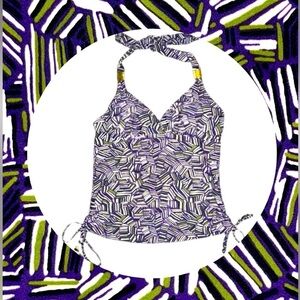 ♥️Jaclyn Smith Halter Tankini size 12
